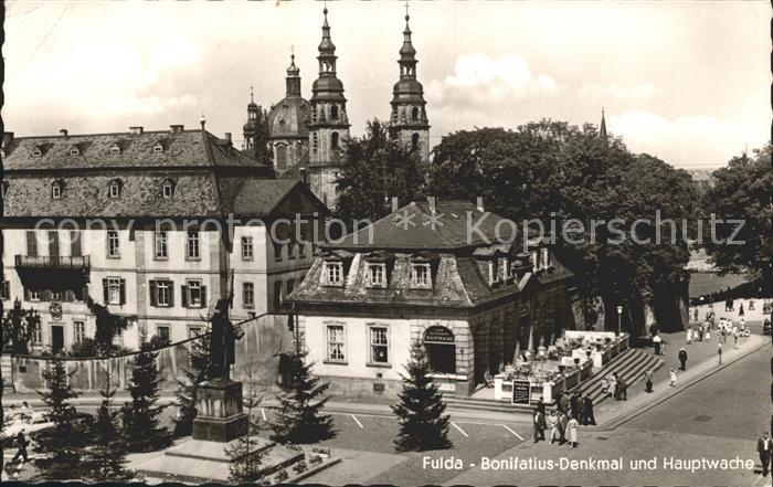 FULDA Hessen Bonifatius Denkmal und Hauptwache