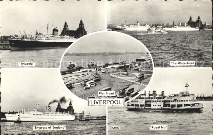 Liverpool Hafen und Schiffe