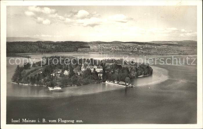 Insel Mainau Fliegeraufnahme