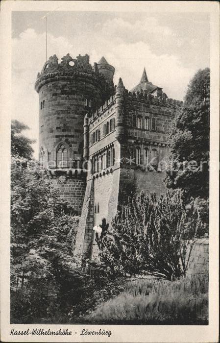 Wilhelmshoehe Kassel Loewenburg