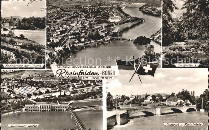 Rheinfelden Baden Stadtpark Rheinpartie