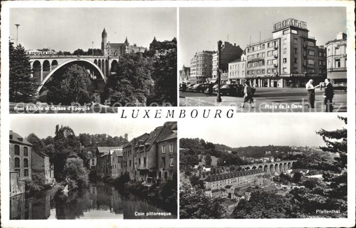 Luxemburg Luxembourg Place de la Gare Pont Adolphe Pfaffenthal