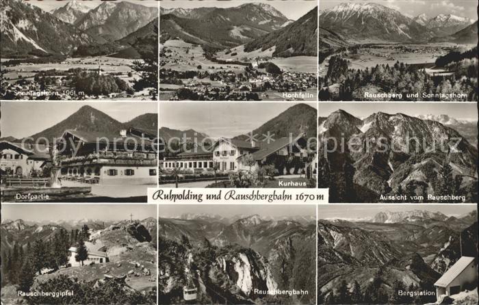 Ruhpolding Bayern mit Rauschbergbahn