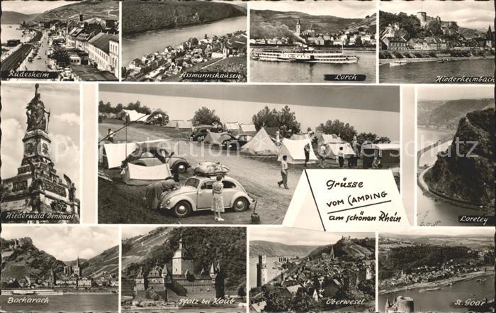 Ruedesheim Rhein Loreley St.-Goar Kaub Pfalz Niederwald-Denkmal Ruedesheim Assma