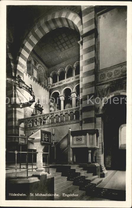 HILDESHEIM CITY St.Michaelskirche Engelchor