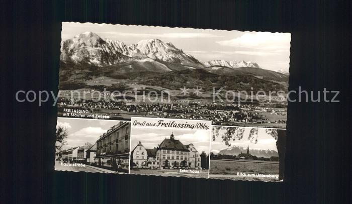 Freilassing mit Staufen und Zwiesel Schulhaus