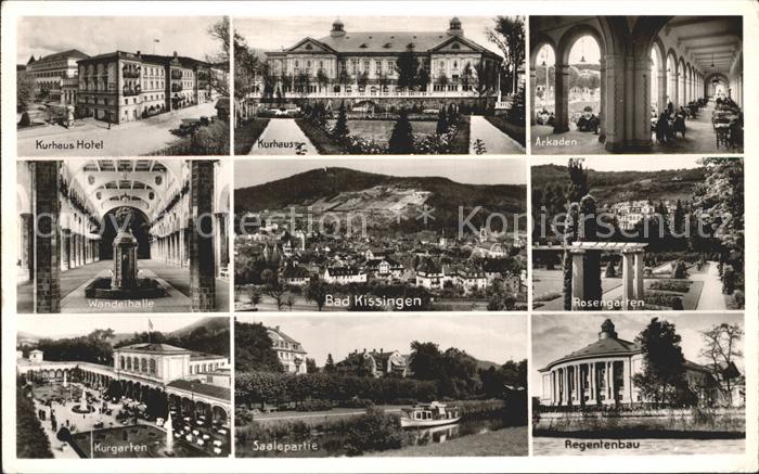 Bad Kissingen Kurhaus Hotel Wandelhalle Regentenbau Arkaden Saale
