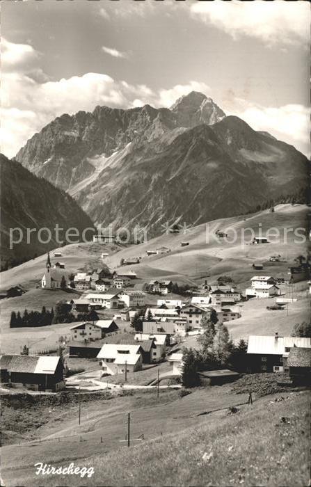 Hirschegg Kleinwalsertal Vorarlberg mit Widderstein