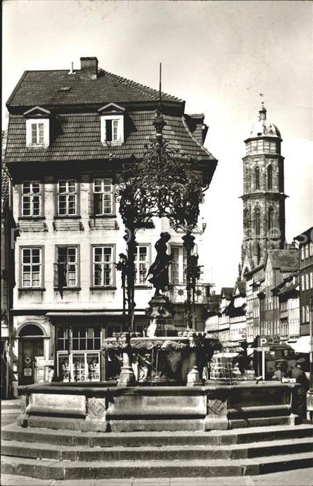 Goettingen Niedersachsen Gaenselieselbrunnen