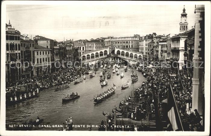 Venezia Venedig Canal-Grande Ponte di Rialto