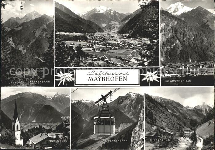Mayrhofen Zillertal mit Ahornspitze Penkenbahn Zillergrund Finkenberg