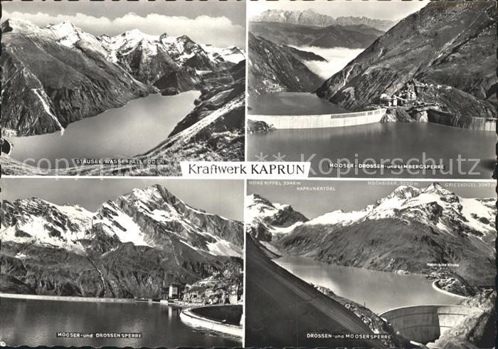 Kaprun Kraftwerk Drossen- und Moosersperre