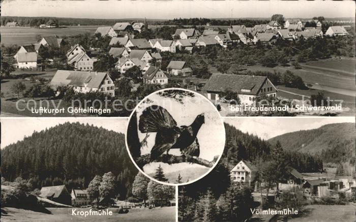 Goettelfingen Seewald Schwarzwald Kropfmuehle Voelmeshmuehle
