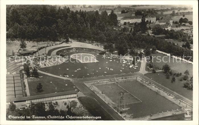 Oberursel Taunus Fliegeraufnahme Schwimmbad