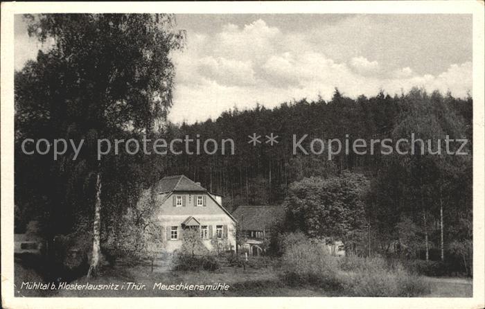 Muehltal Thueringen Meuschkensmuehle