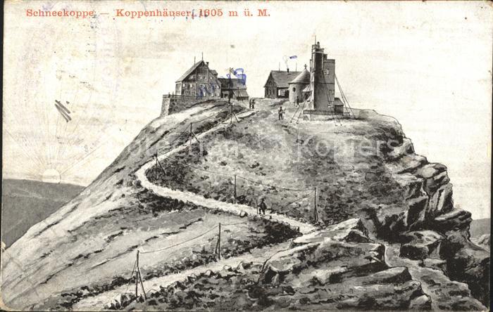 Schneekoppe Snezka Koppenhaeuser