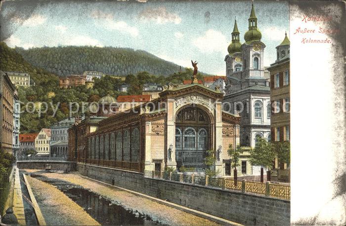 Karlsbad Eger aeussere Sprudelkollonade