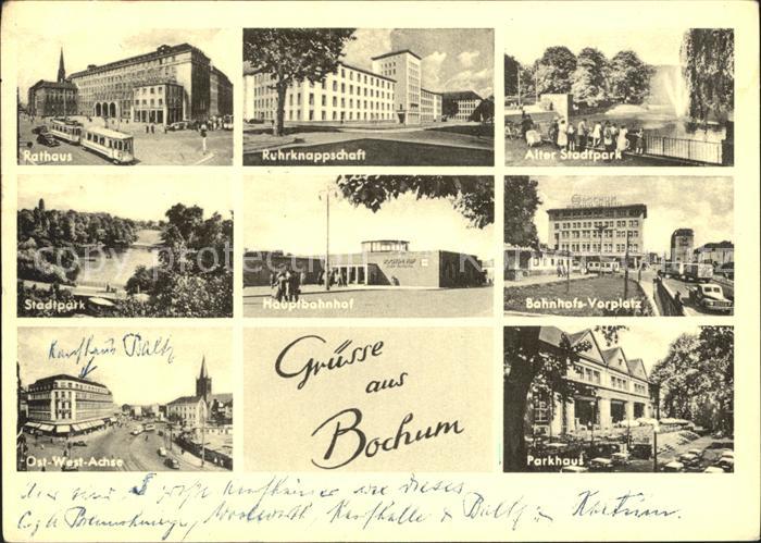 BOCHUM  CITY Ruhrknappschaft Stadtpark Rathaus