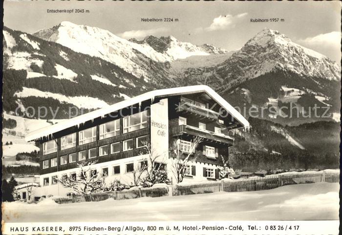 Fischen Allgaeu Haus Kaserer Hotel Pension Cafe