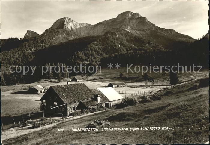 Schafberg Salzkammergut Jausenstation Eisenauer Alm