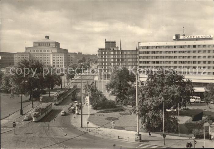 LEIPZIG Sachsen Goethestrasse Strassenbahn