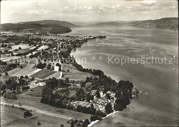 Dingelsdorf Fliegeraufnahme Partie am Bodensee
