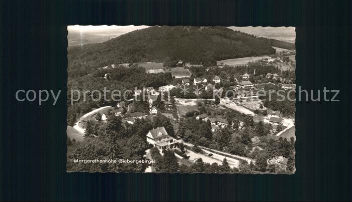 Margarethenhoehe Siebengebirge Koenigswinter NRW Fliegeraufnahme