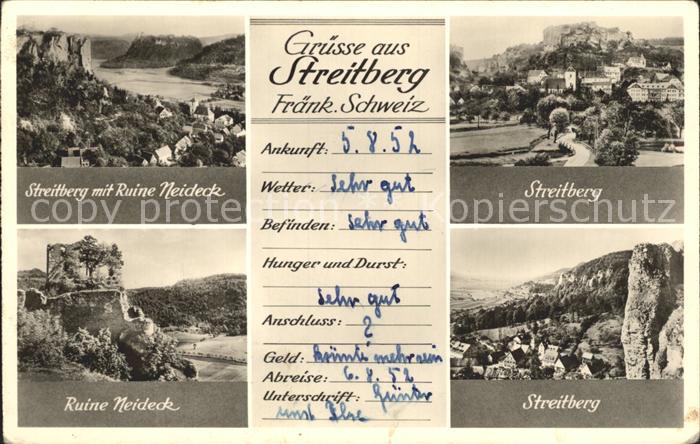 Streitberg Oberfranken Ruine Neideck