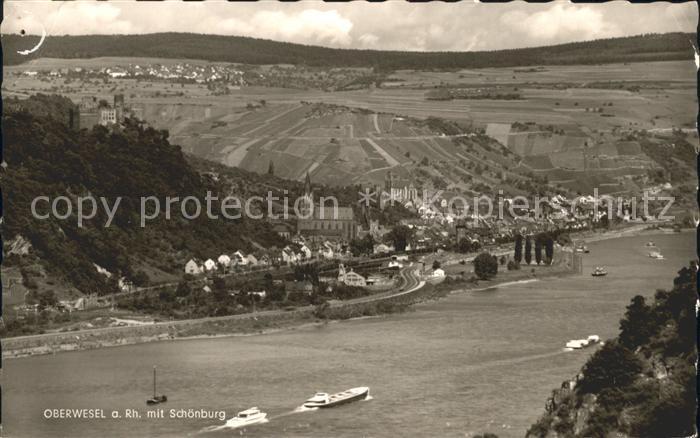 Oberwesel Rhein Rheinpartie Hotel Deutsches Haus
