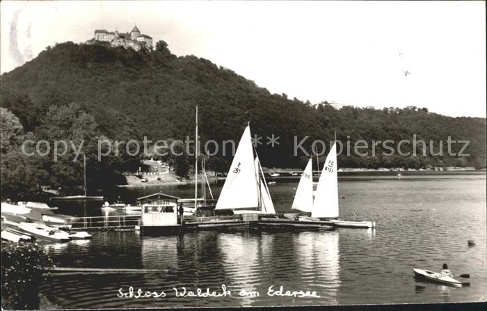 Edersee mit Schloss Waldeck