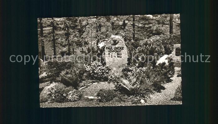 Hahnenklee-Bockswiese Harz Paul Lincke Grab