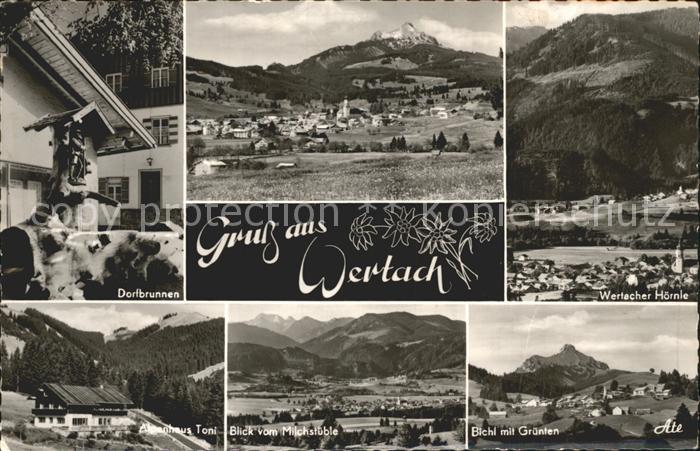 Wertach Hoernle Brunnen Bichl mit Gruenten