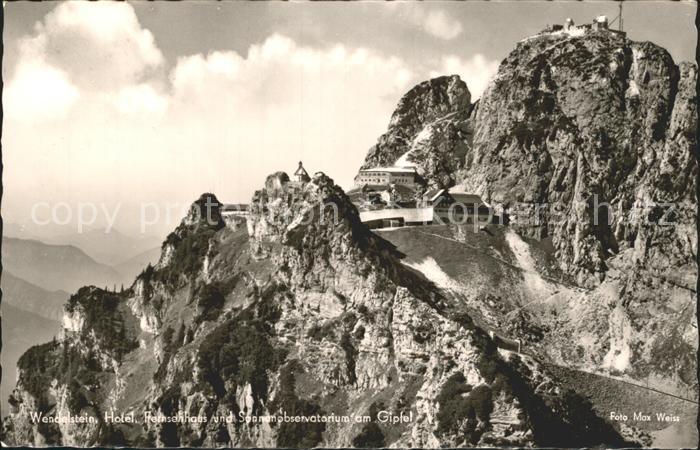 Wendelstein Berg mit Hotel Observatorium Gipfel