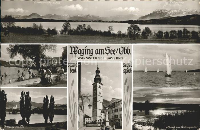 Waging See Strandbad Segelboote