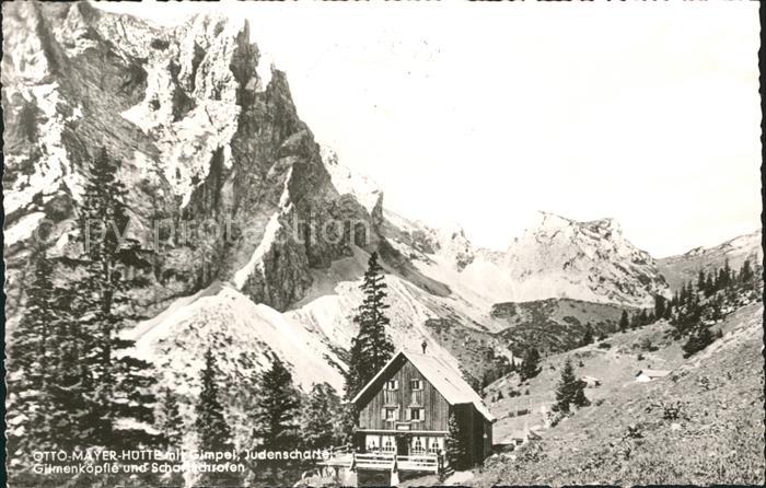 Otto-Mayr-Huette mit Gimpel Judenschart Gilmenkoepfle