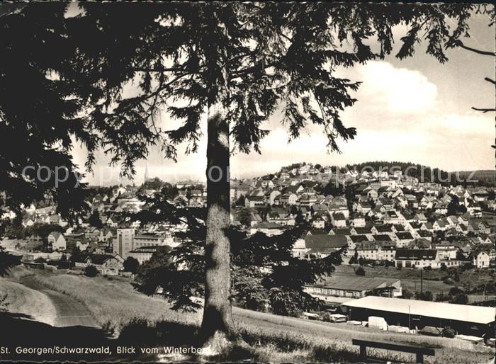 St Georgen Schwarzwald Blick vom Winterberg