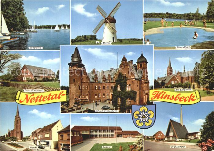 Hinsbeck Schloss-Krickenbeck Muehle Jugendherberge Strand