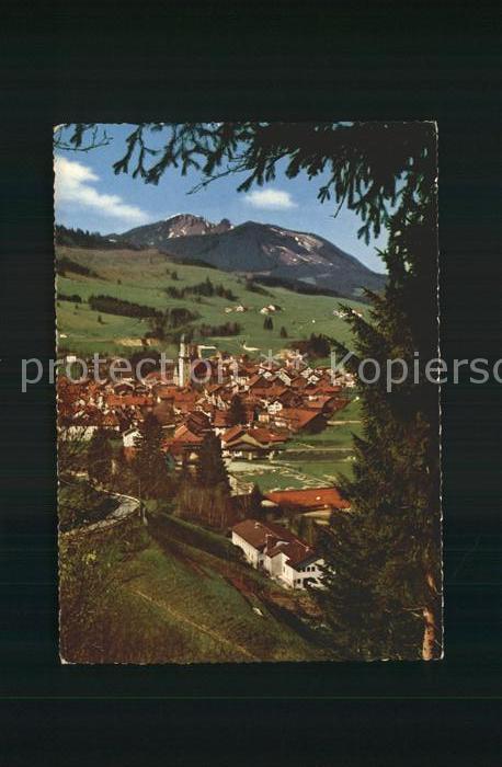 Nesselwang Allgaeu Bayern mit Reuterwanne