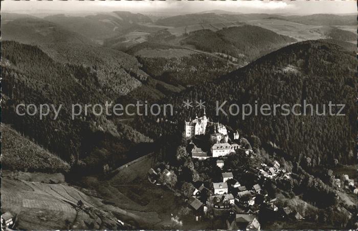 Lauenstein Oberfranken Fliegeraufnahme Burg
