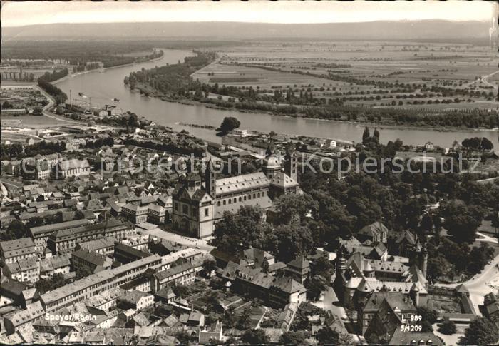 Speyer Rhein Fliegeraufnahme