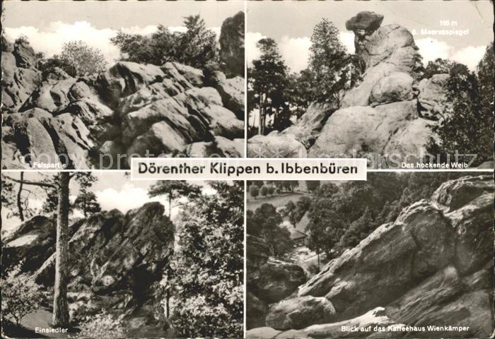 Ibbenbueren Doerenther Klippen Hockendes Weib Einsiedler