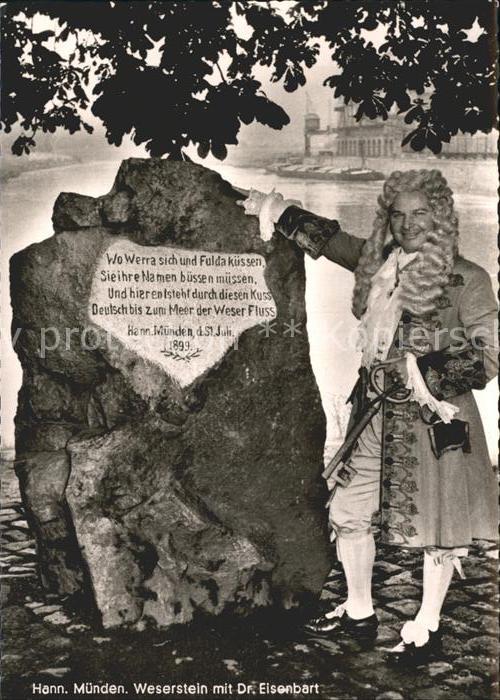 Hann. Muenden Weserstein mit Dr. Eisenbart