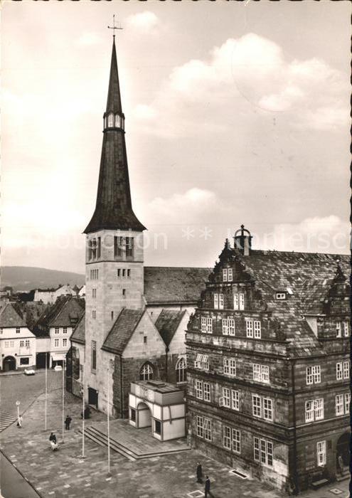 Hameln Weser Marktkirche nach Wiederaufbau