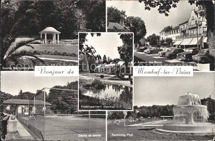 Mondorf-les-Bains Swimming- Pool Courte de tennis Avenue des Bains