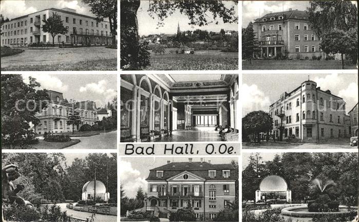 Bad Hall Oberoesterreich Brunnen Kurhaus
