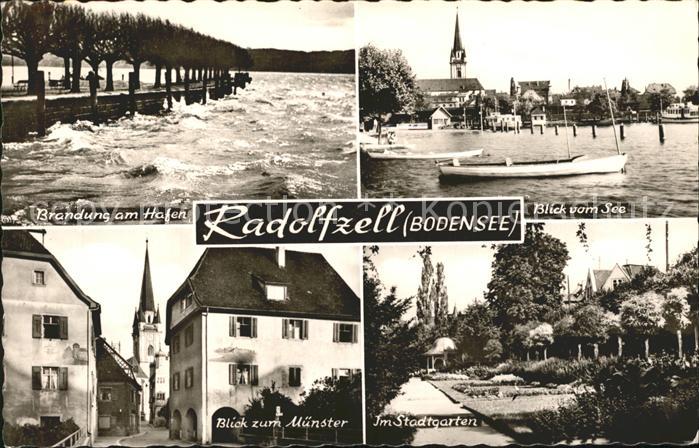 Radolfzell Bodensee Muenster Stadtgarten Hafen