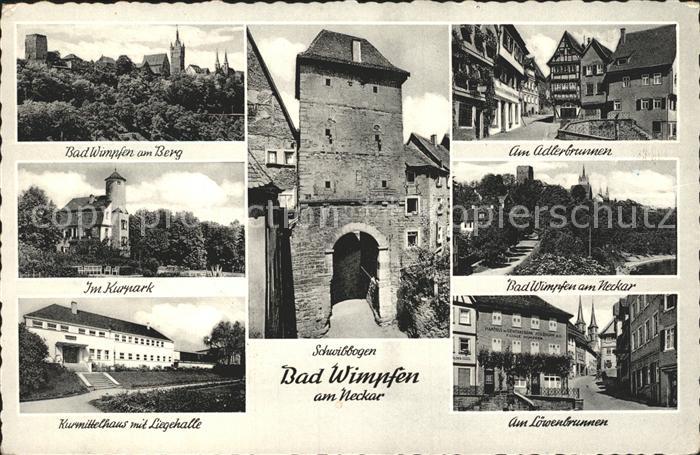 Bad Wimpfen Kurpark Loewenbrunnen Schwibbogen