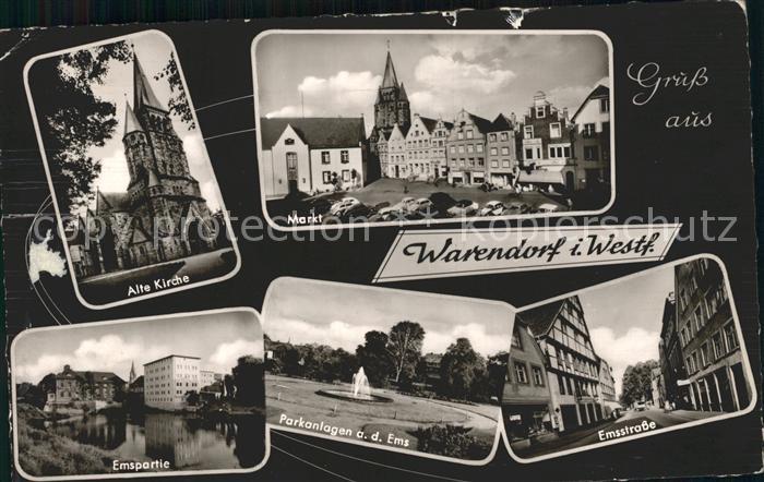 Warendorf Markt Alte Kirche Emsstrasse