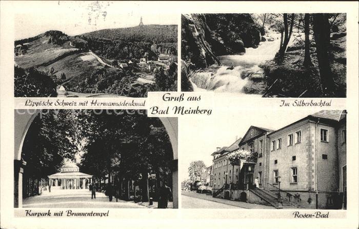 Bad Meinberg Rosen- Bad Silberbachtal Kurpark Brunnentempel