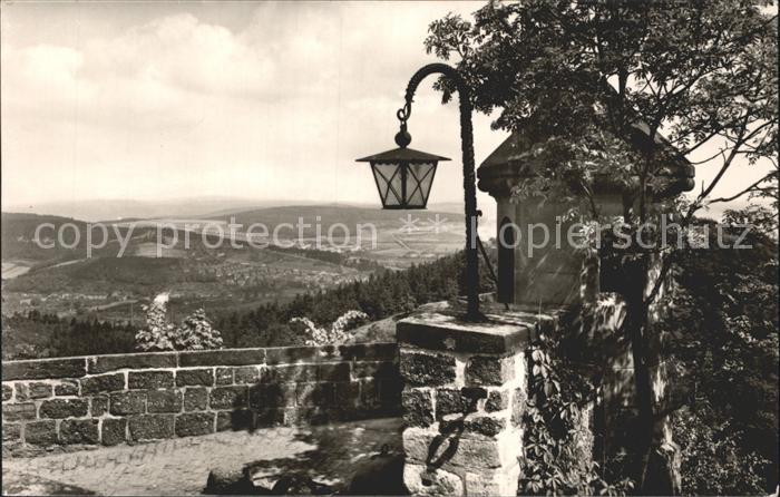 Eisenach Thueringen Blick von der Wartburg